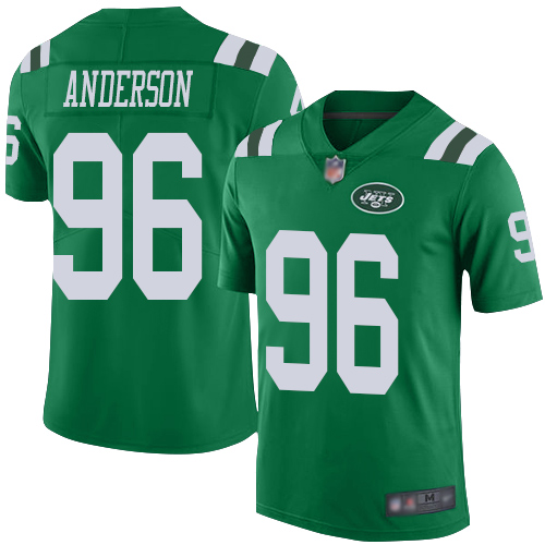 New York Jets Limited Green Men Henry Anderson Jersey NFL Football #96 Rush Vapor Untouchable